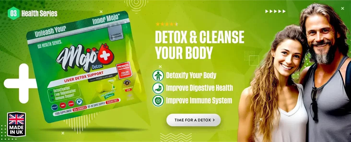 Mojo Detox supporto per la disintossicazione del fegato — disintossica e purifica il tuo corpo: disintossica il corpo, migliora la salute digestiva, migliora il sistema immunitario. È ora di disintossicarsi.